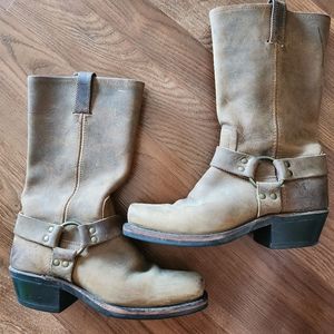 Frye Leather Harness Boots